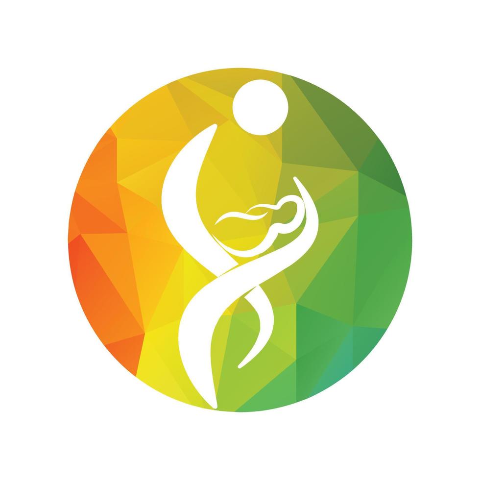 Mother holding newborn baby in arms. Woman breastfeeding child. vector