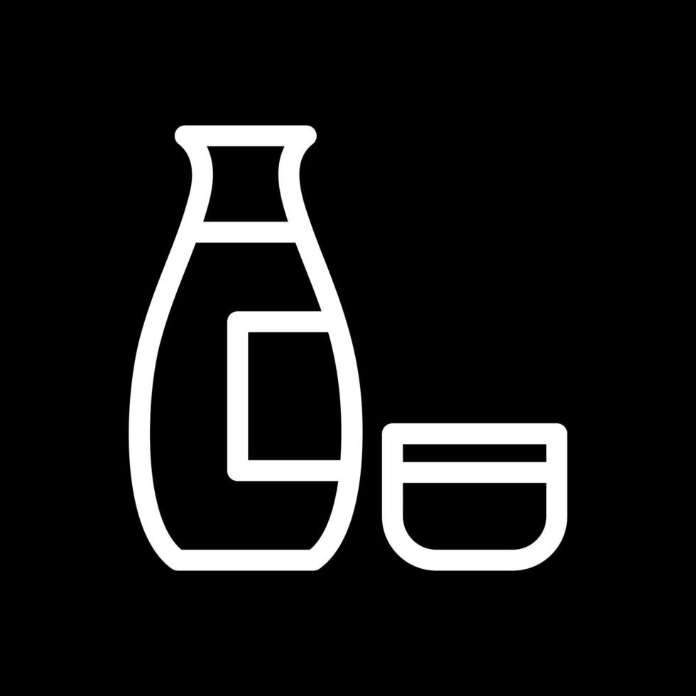 Sake Vector Icon Design