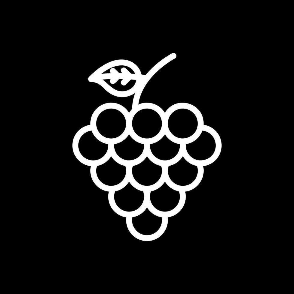 diseño de icono de vector de uvas