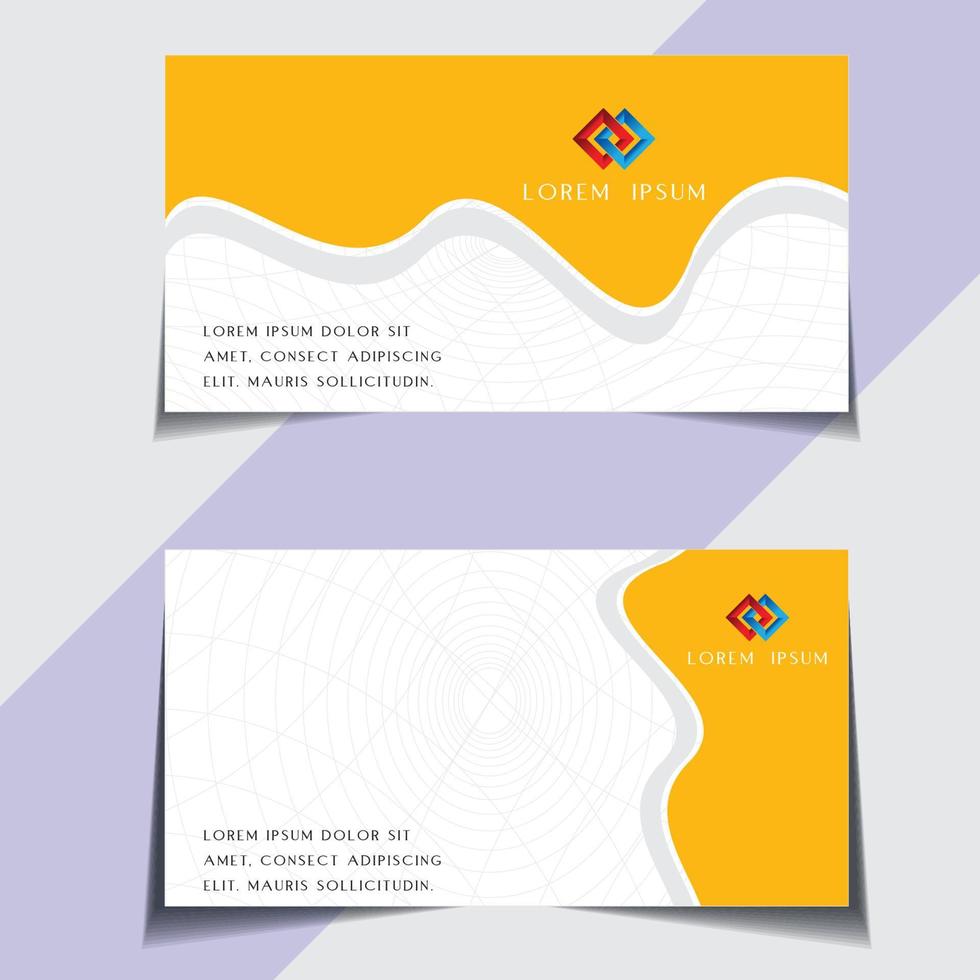 Professional Business Card Design, vector