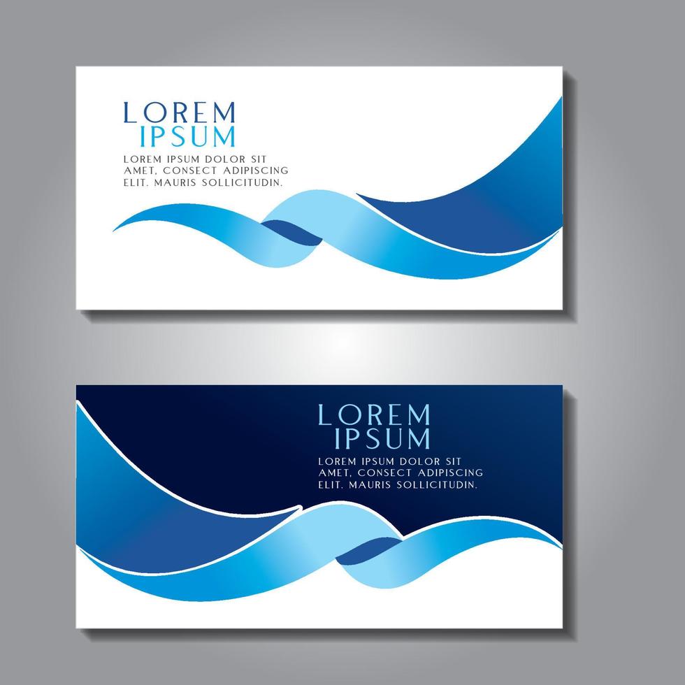 modern simple business card template Vector illustration