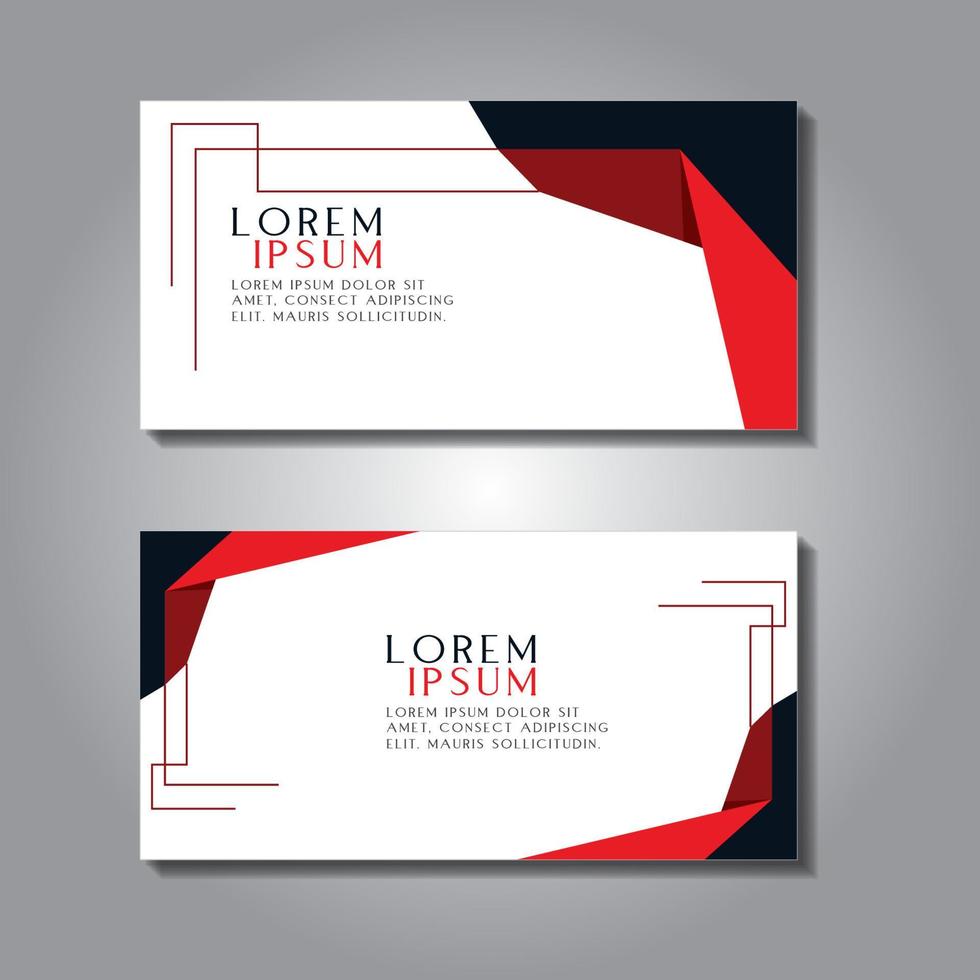 modern creative business card template vector