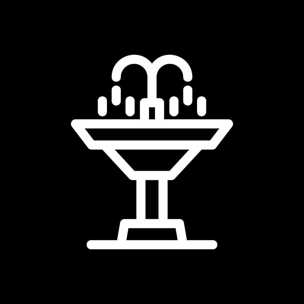 Fountain Vector Icon Design