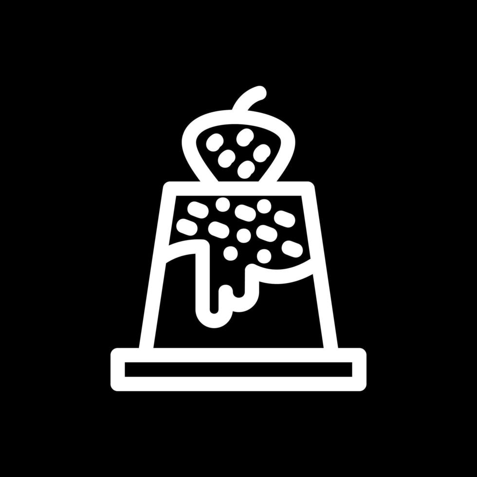 Pudding Vector Icon Design