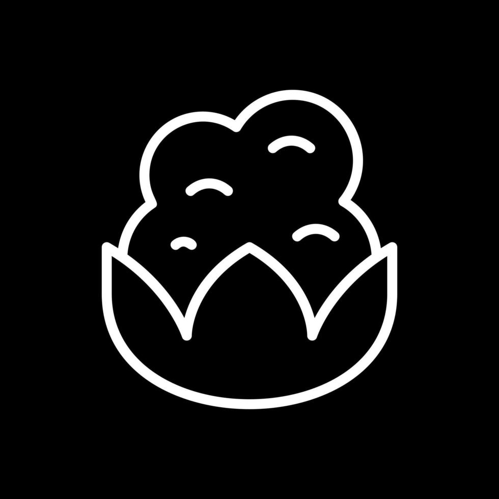 Cauliflower Vector Icon Design