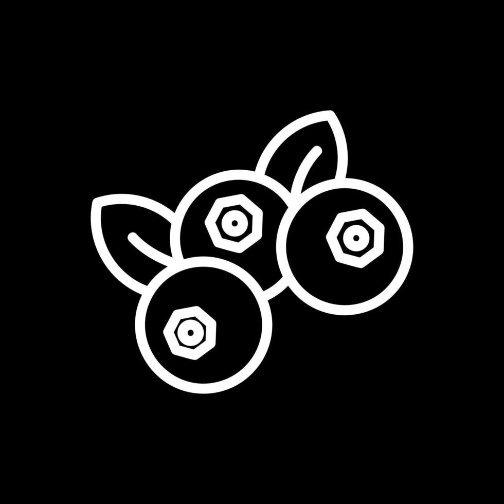 Blueberry Vector Icon Design