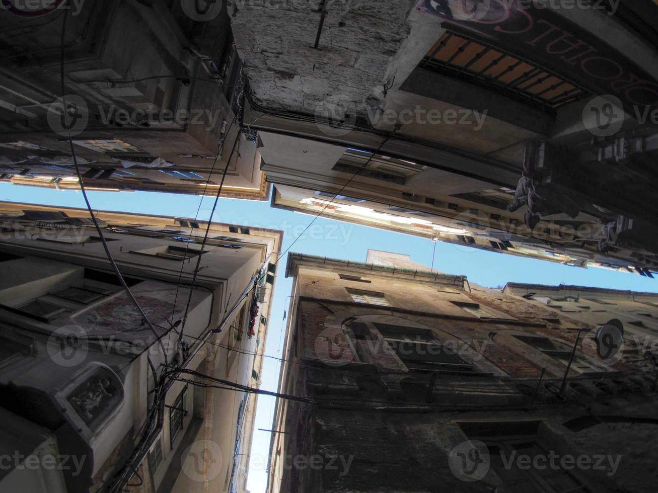 genoa historic palace and buildings in old town photo