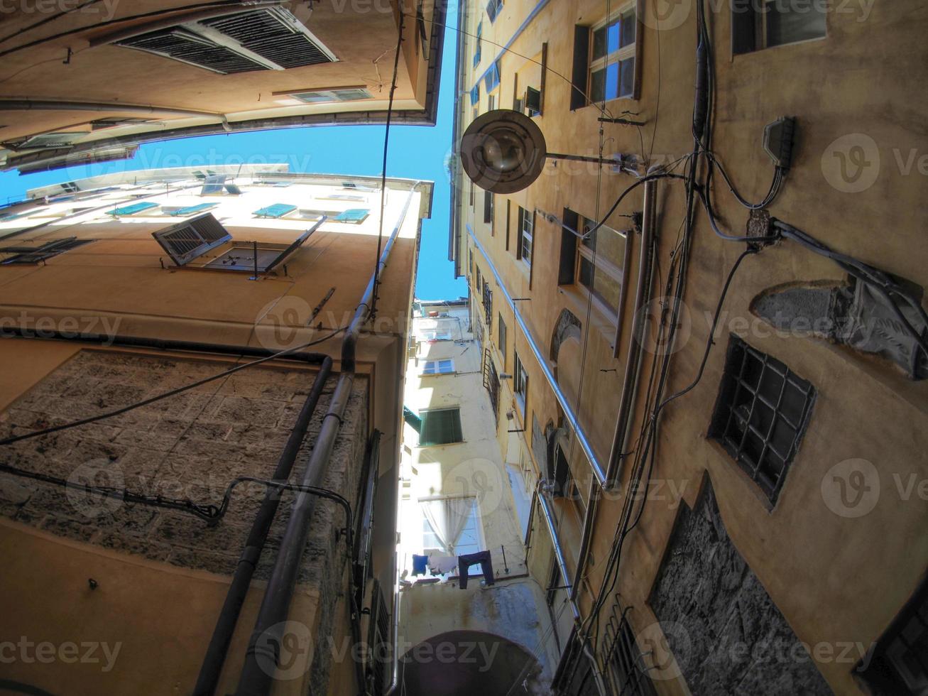genoa historic palace and buildings in old town photo