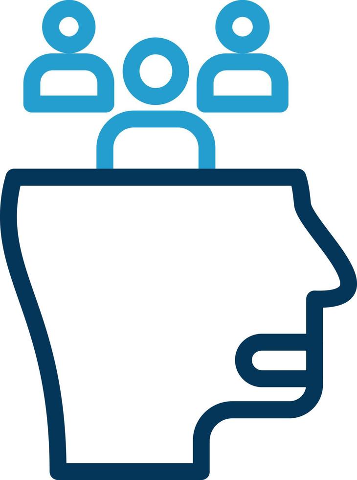 Social Anxiety Vector Icon Design