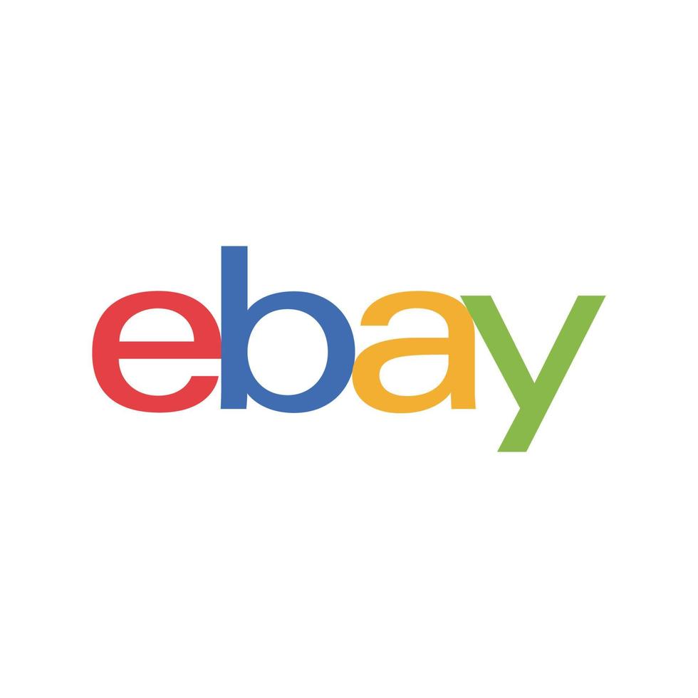 ebay logo vector, ebay icono gratis vector