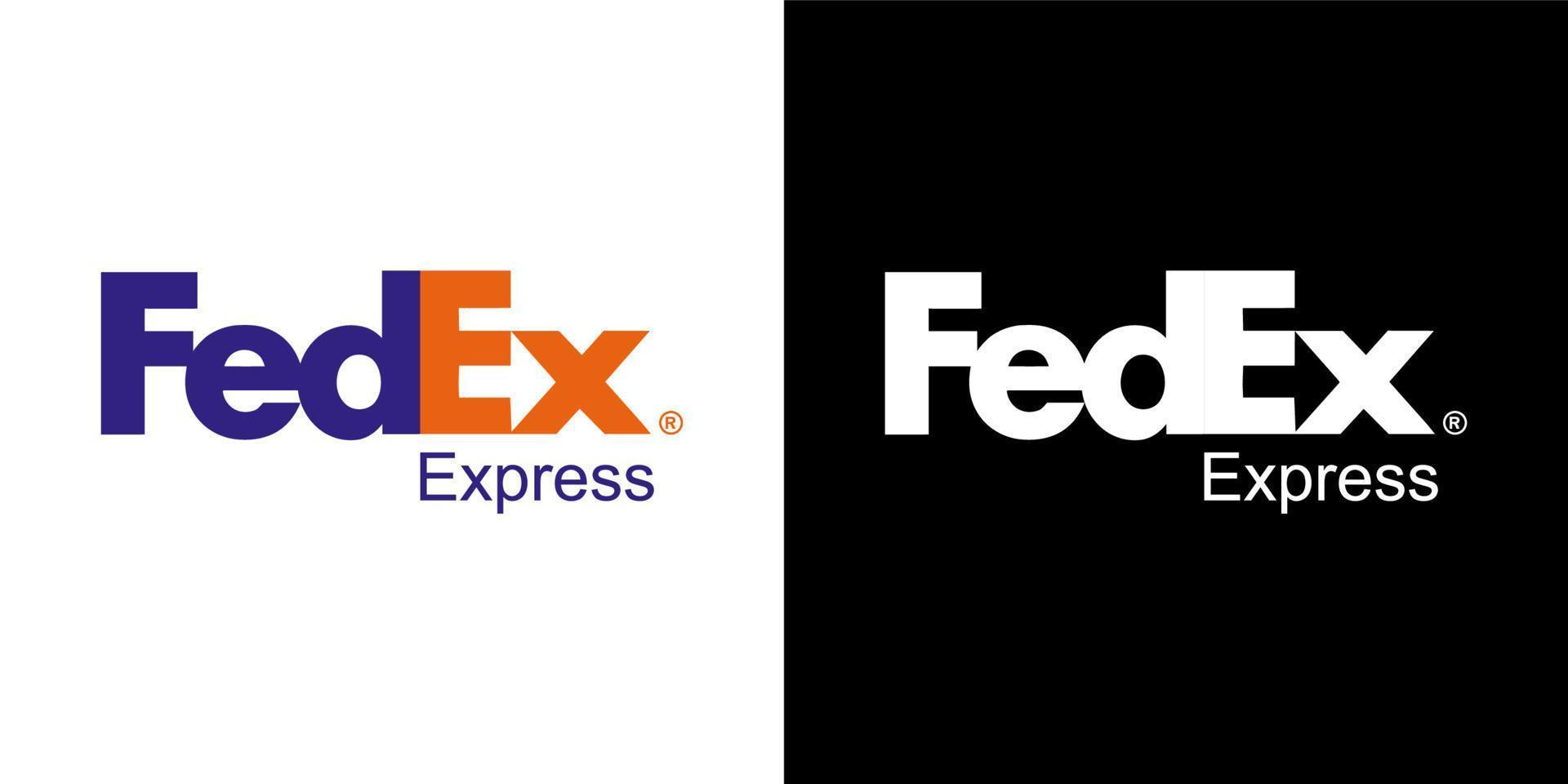 Fedex logo vector, Fedex icon free vector