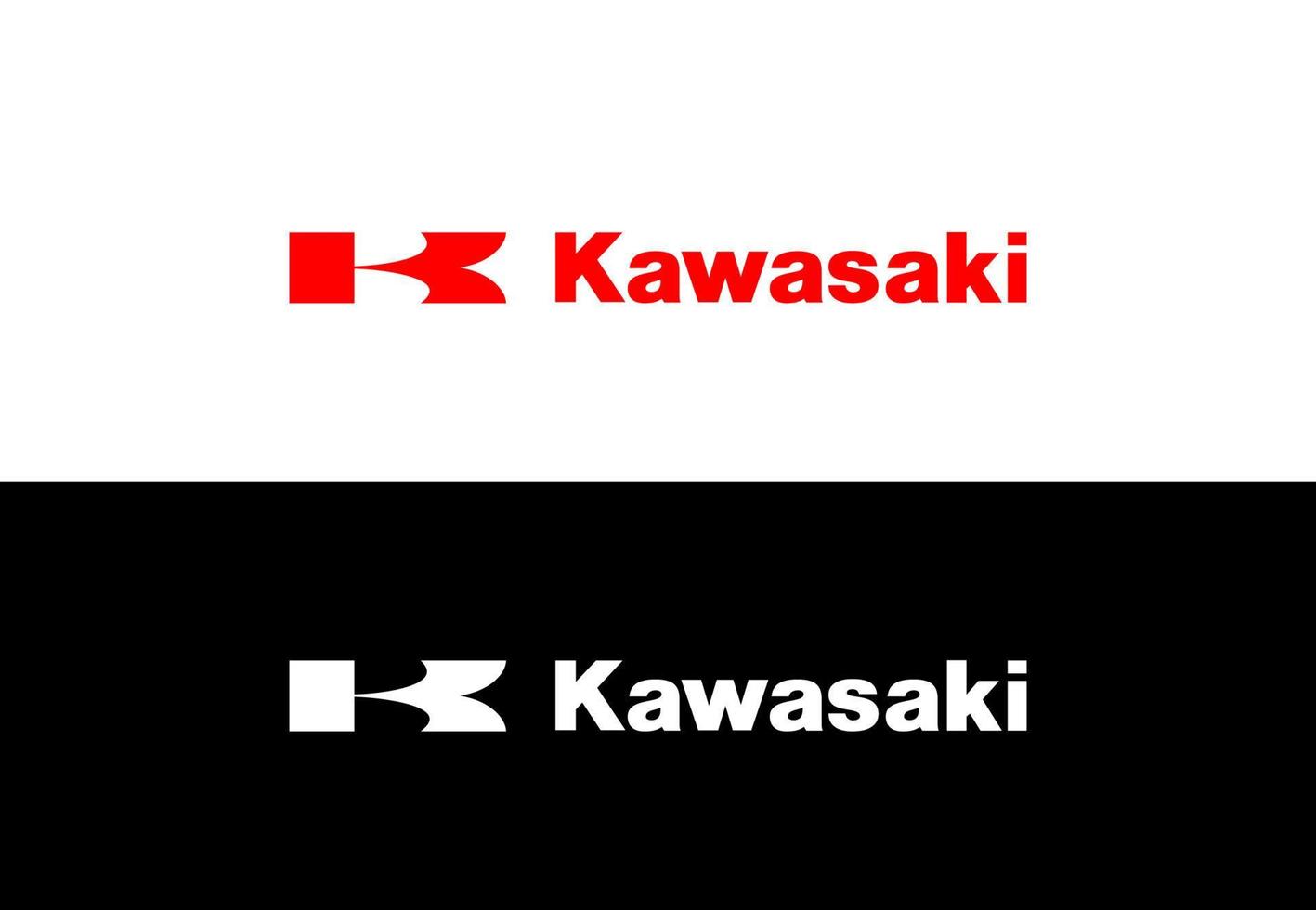 kawasaki logo vector, kawasaki icon free vector