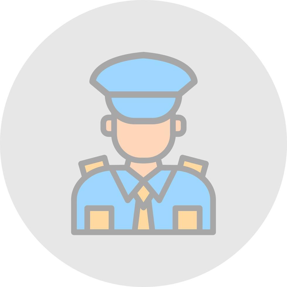 Policeman Vector Icon Design