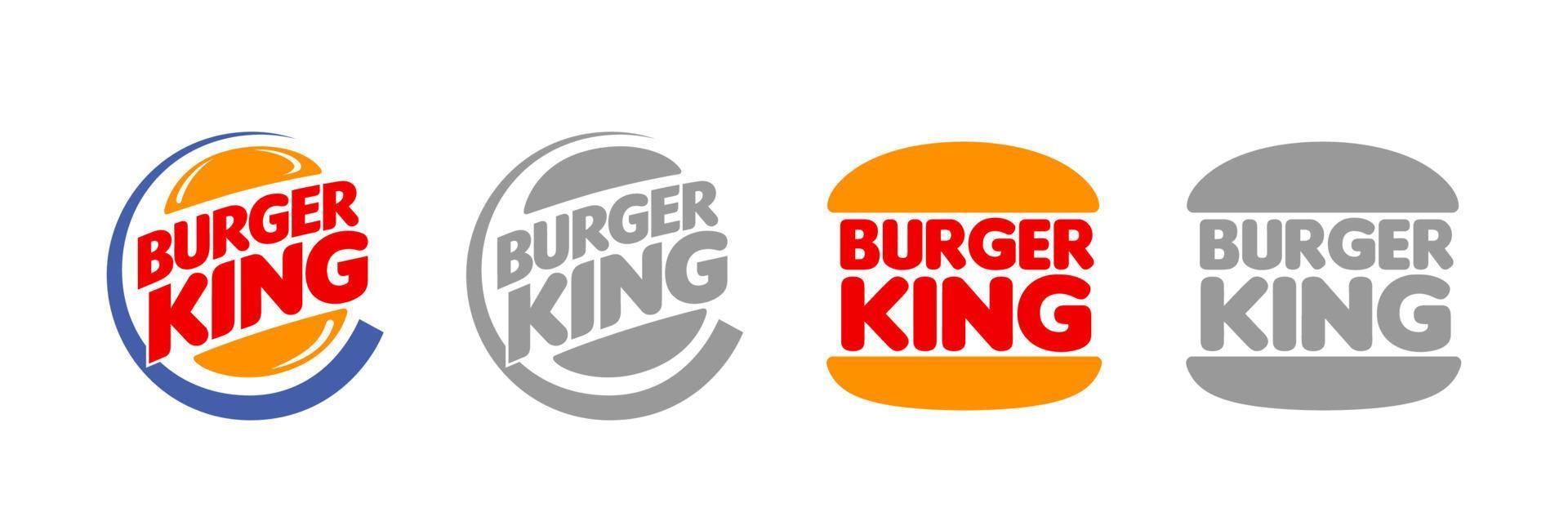 hamburguesa Rey logo vector, hamburguesa Rey icono gratis vector