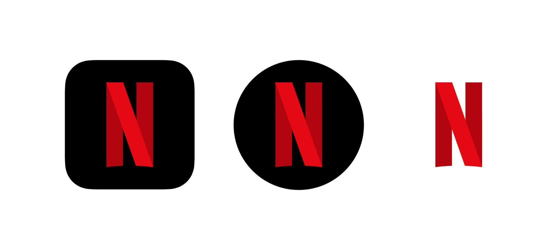 netflix logo vector, netflix icono gratis vector