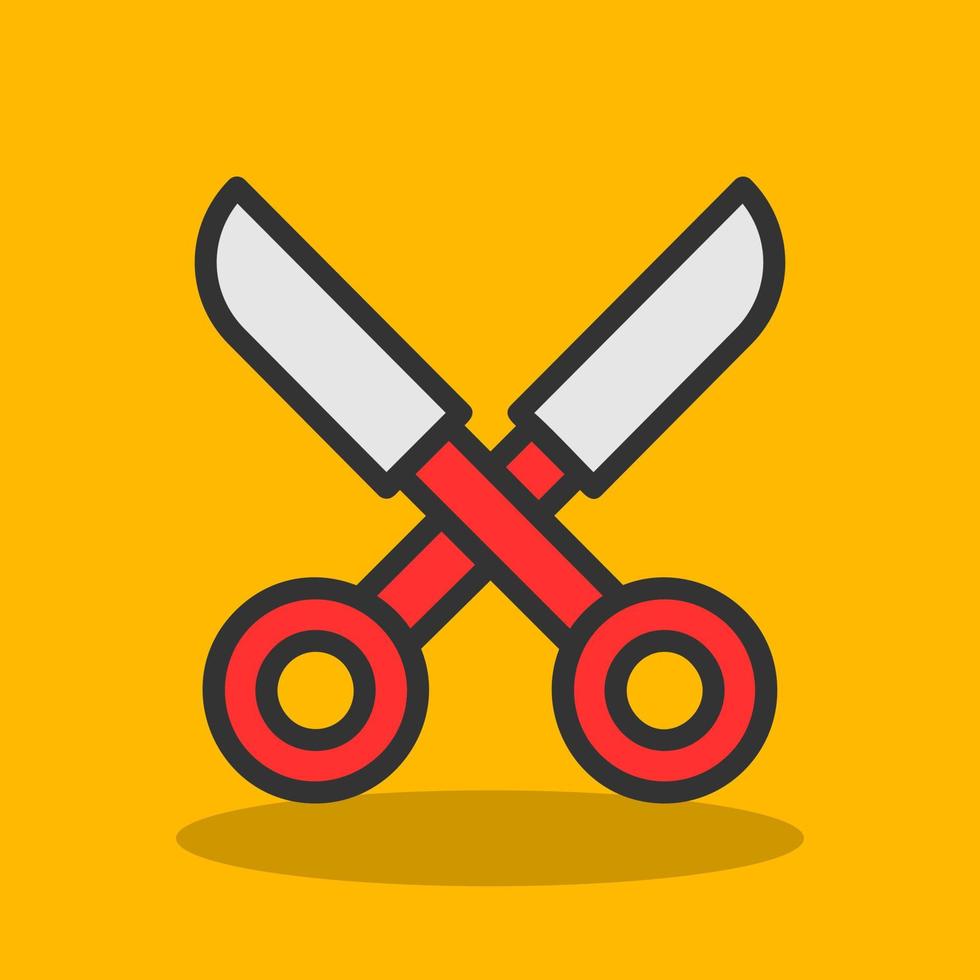 Scissors Vector Icon Design