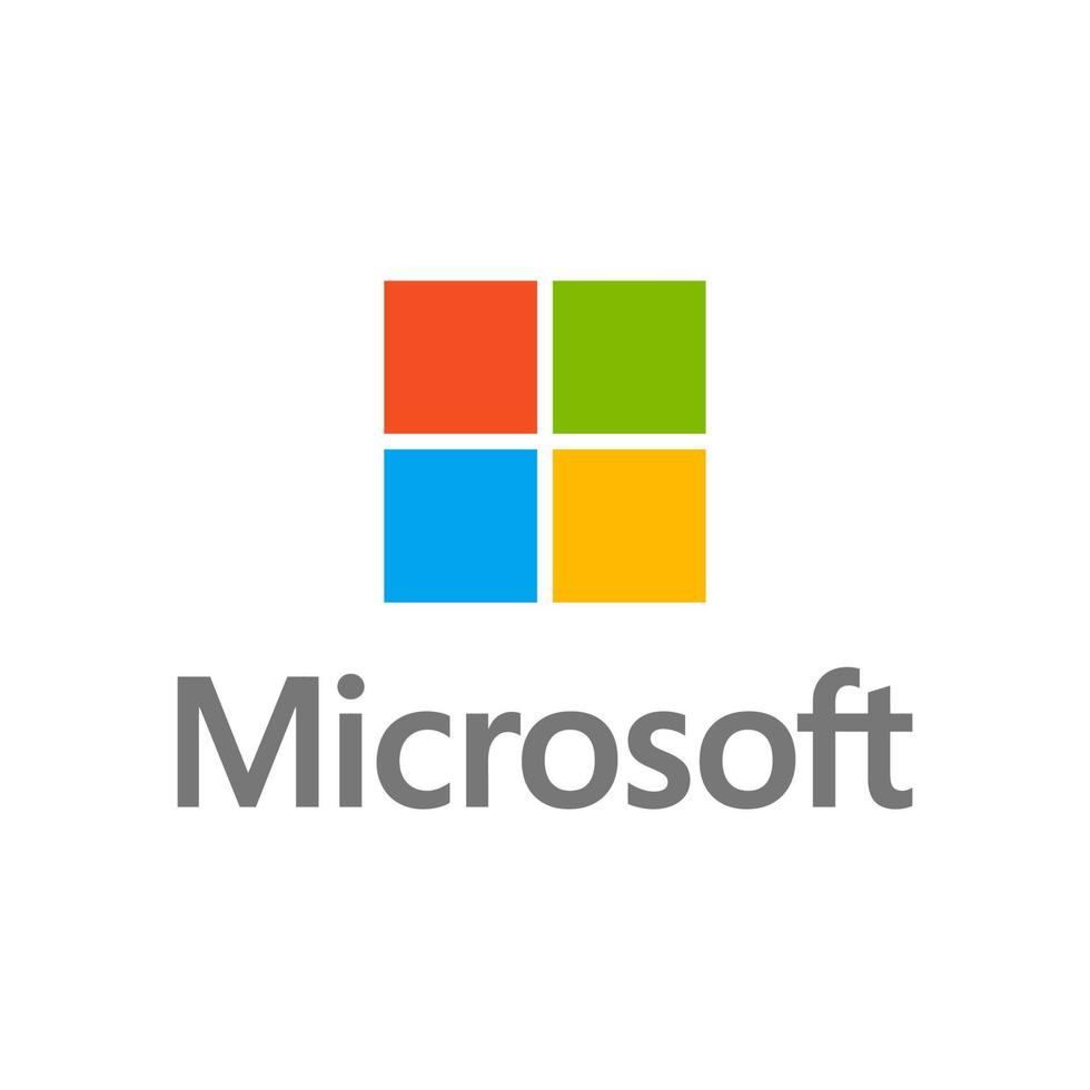 microsoft logo vector, microsoft icon free vector