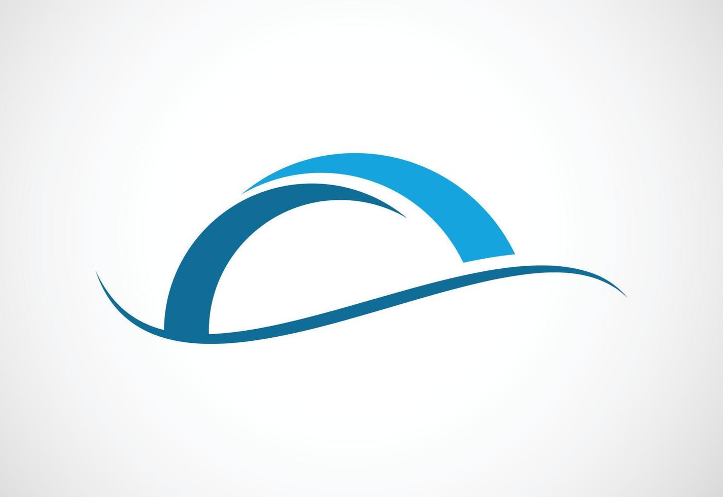 Creative abstract Bridge logo design, Vector design template