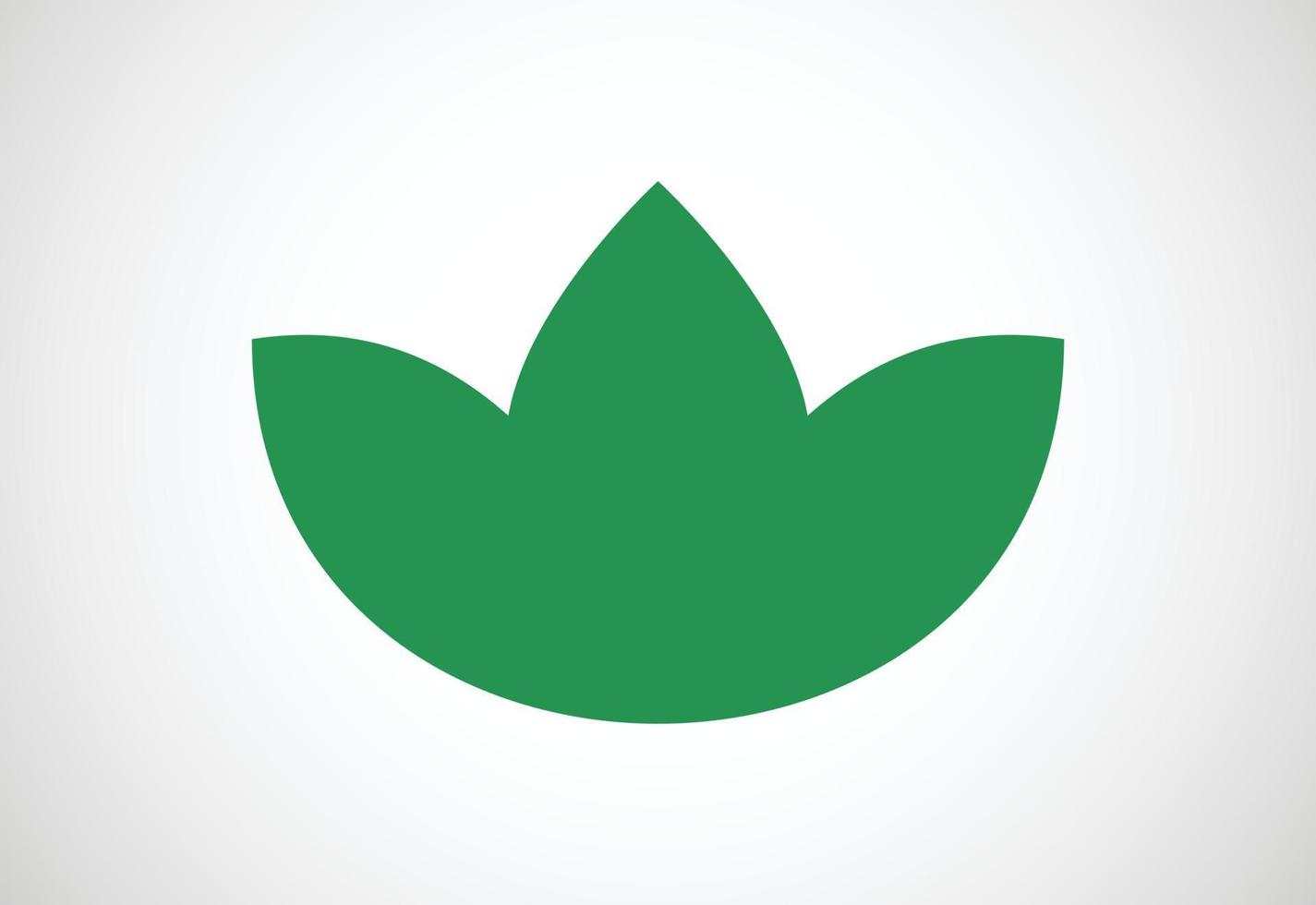 Creative Green nature logo design, Vector design template