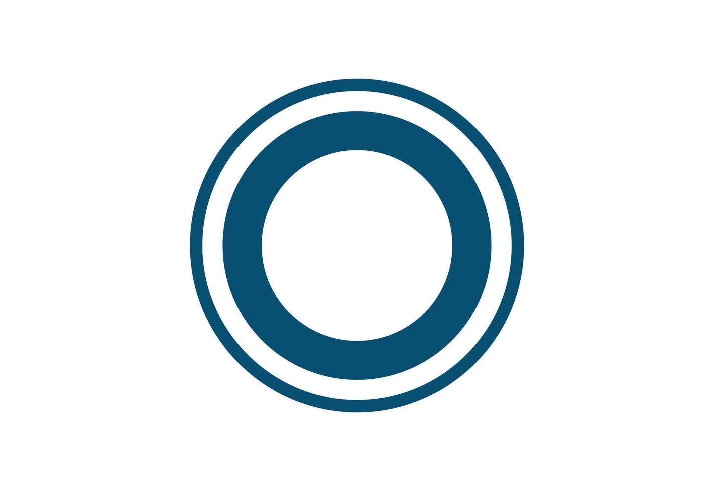 circulo forma logo diseño, vector ilustración