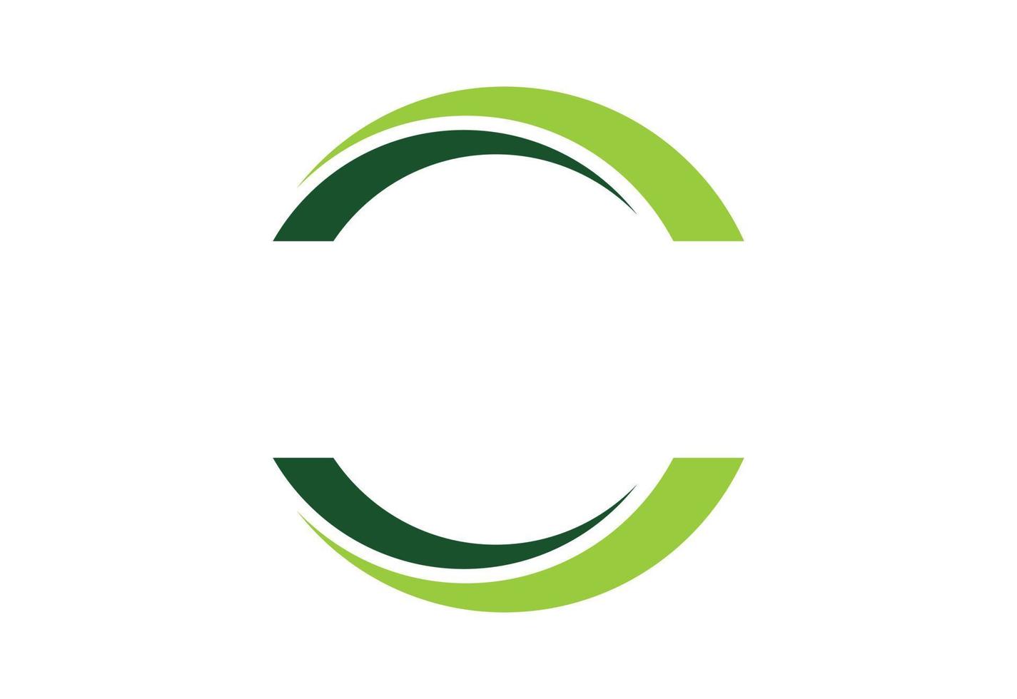 Circle shape logo design, Vector illustration