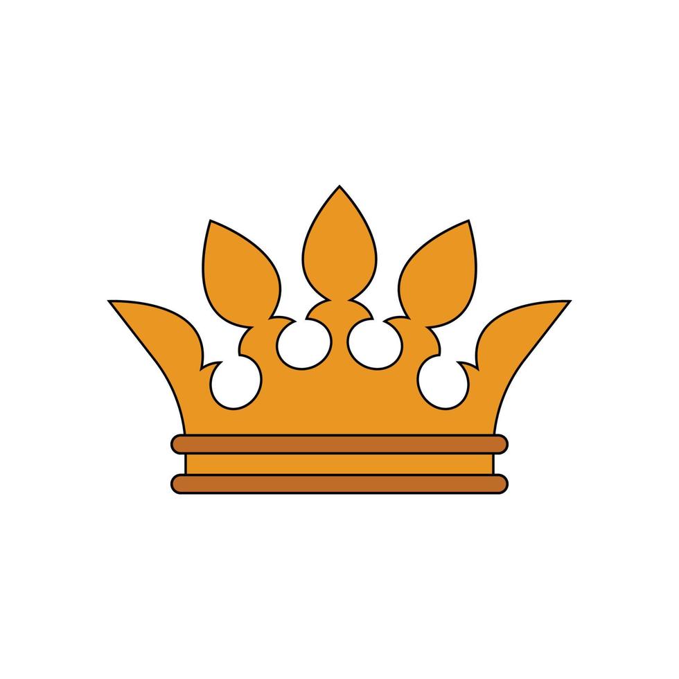 crown icon design vector