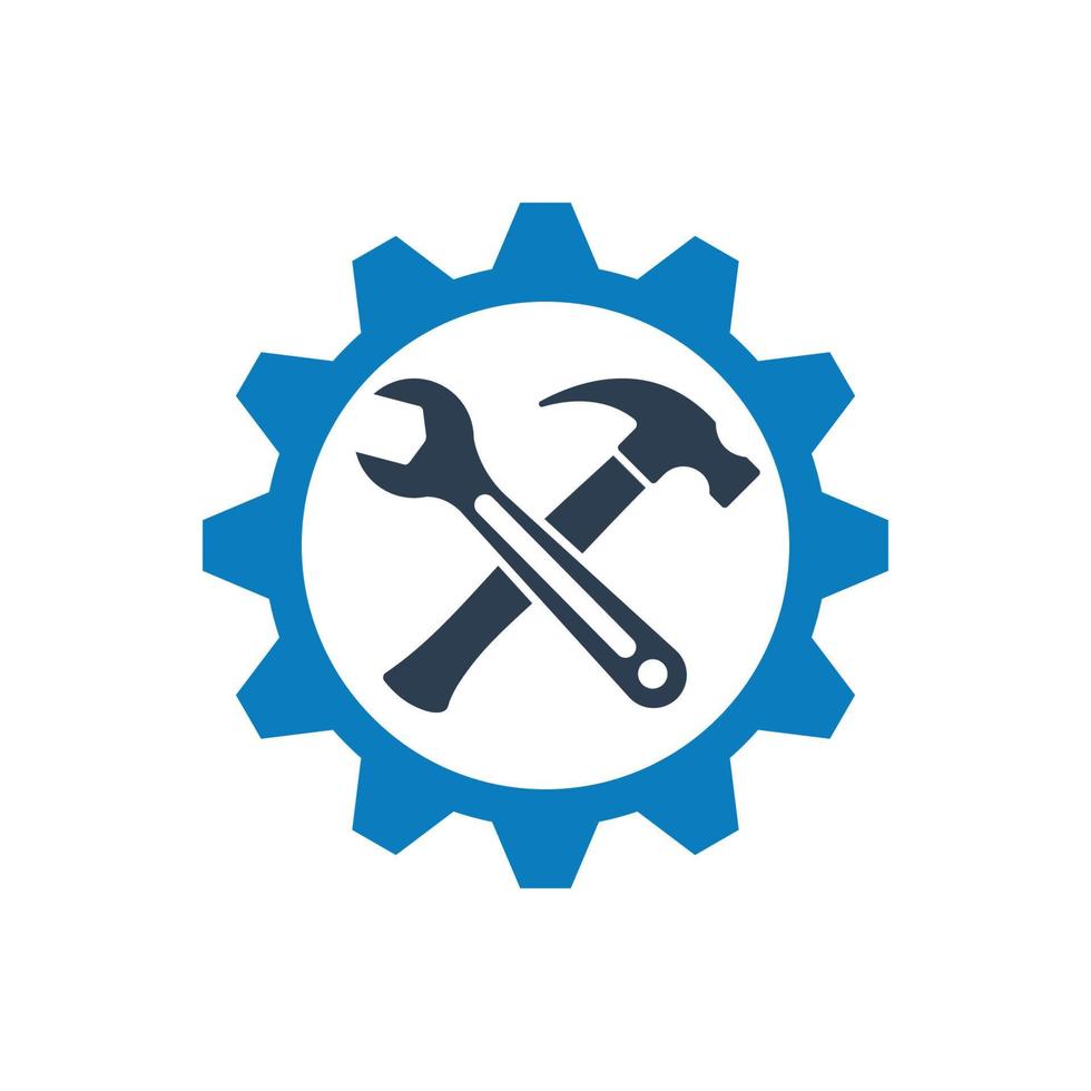 mechanic tools icon vector