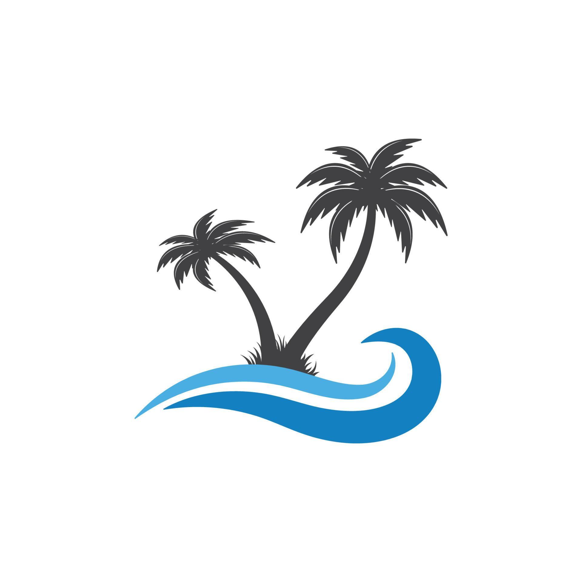 palm beach logo 20190965 Vector Art at Vecteezy