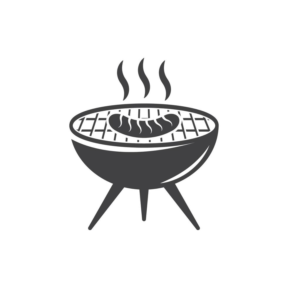 grill icon vector