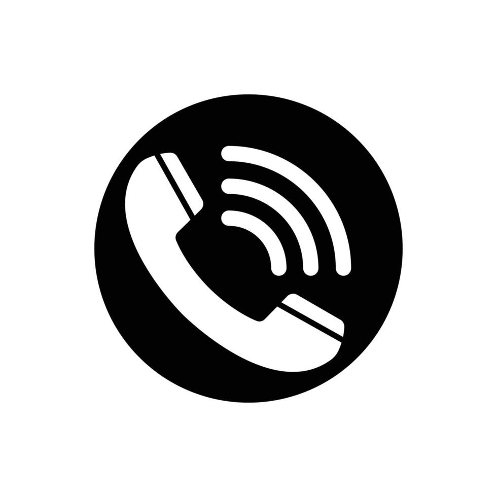 telephone icon vector