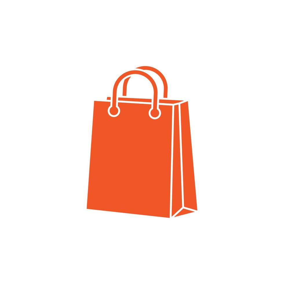 icono de bolsa de compras vector