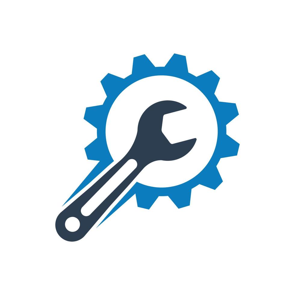 mechanic tools icon vector