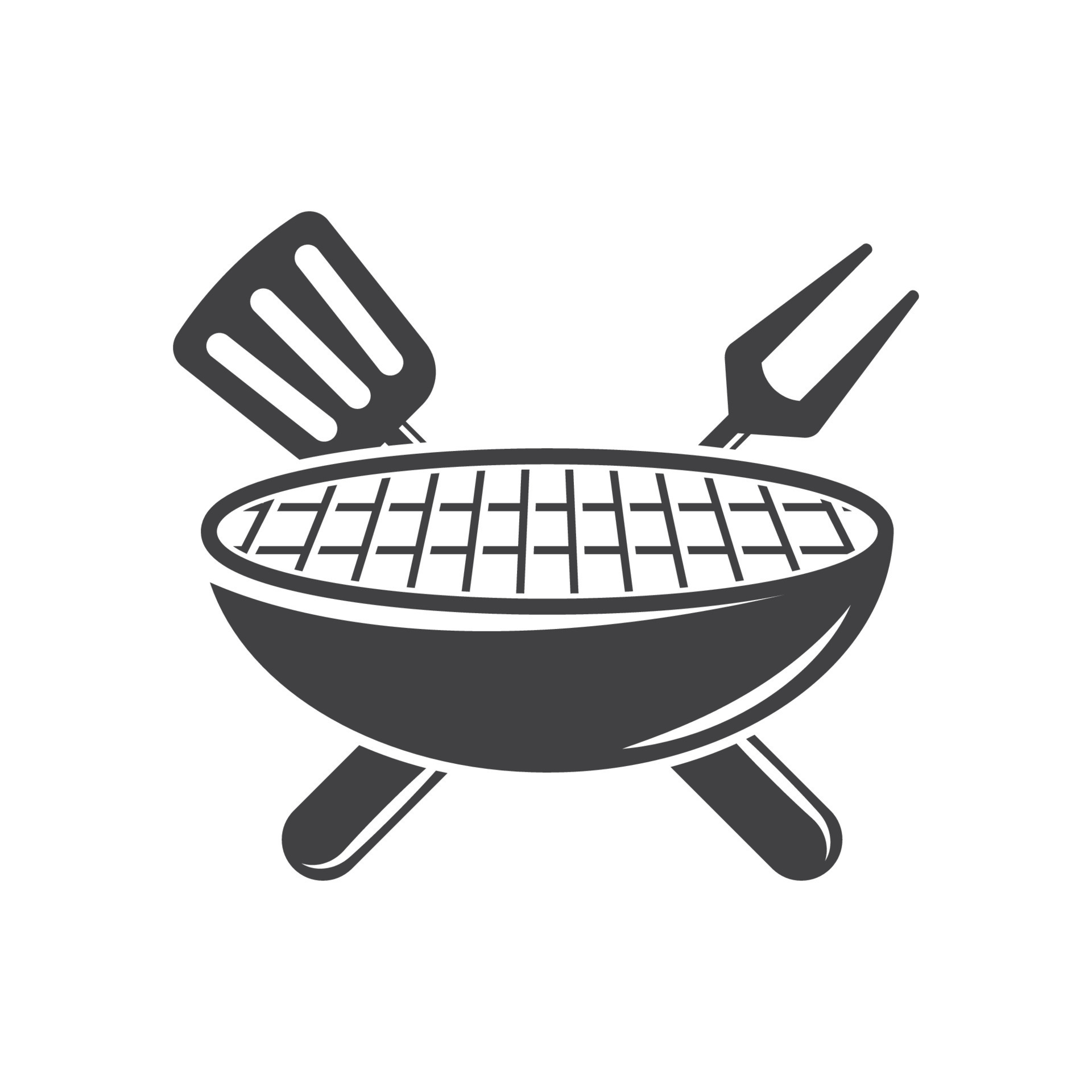 grill logo design vector 20191054 Vector Art at Vecteezy