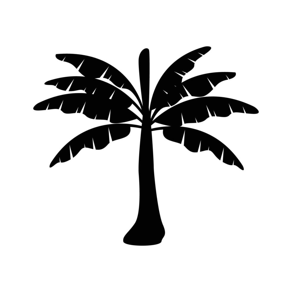 banana tree icon vector