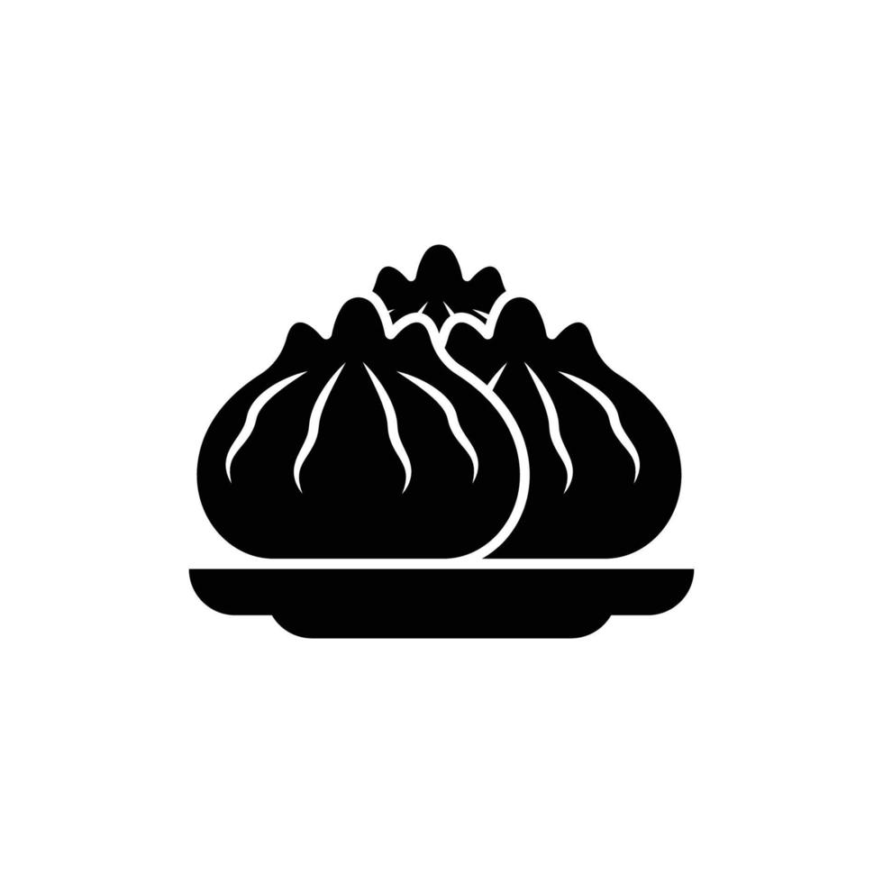 meatbun icon vector