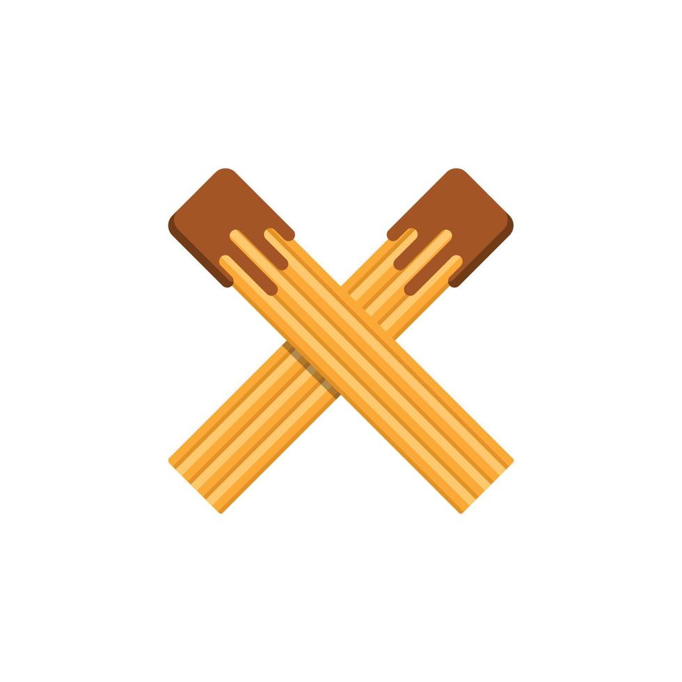 churros icono vector