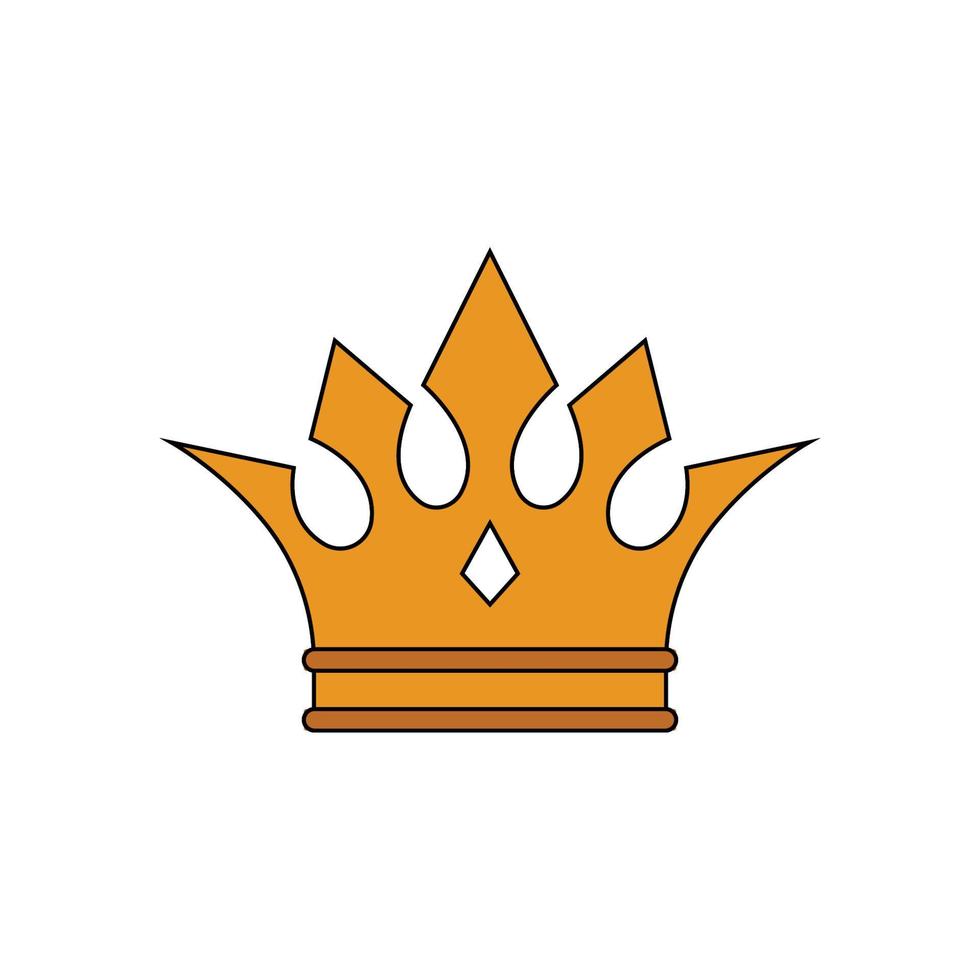 crown icon design vector