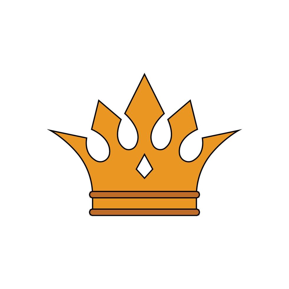 crown icon design vector