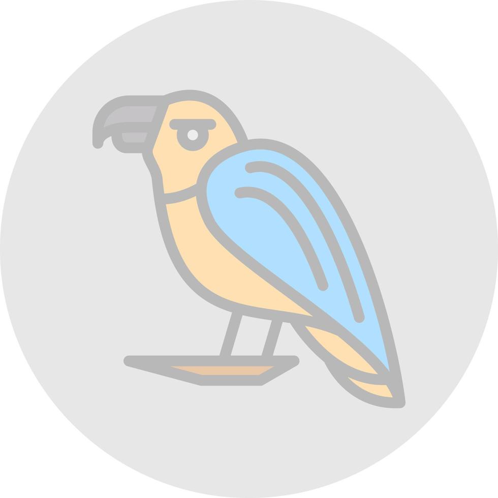 Macaw Vector Icon Design