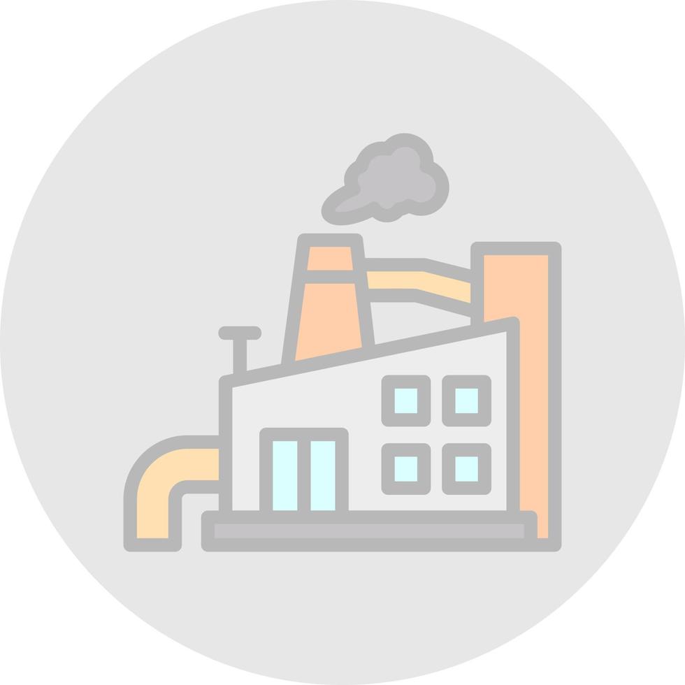 diseño de icono de vector de fábrica