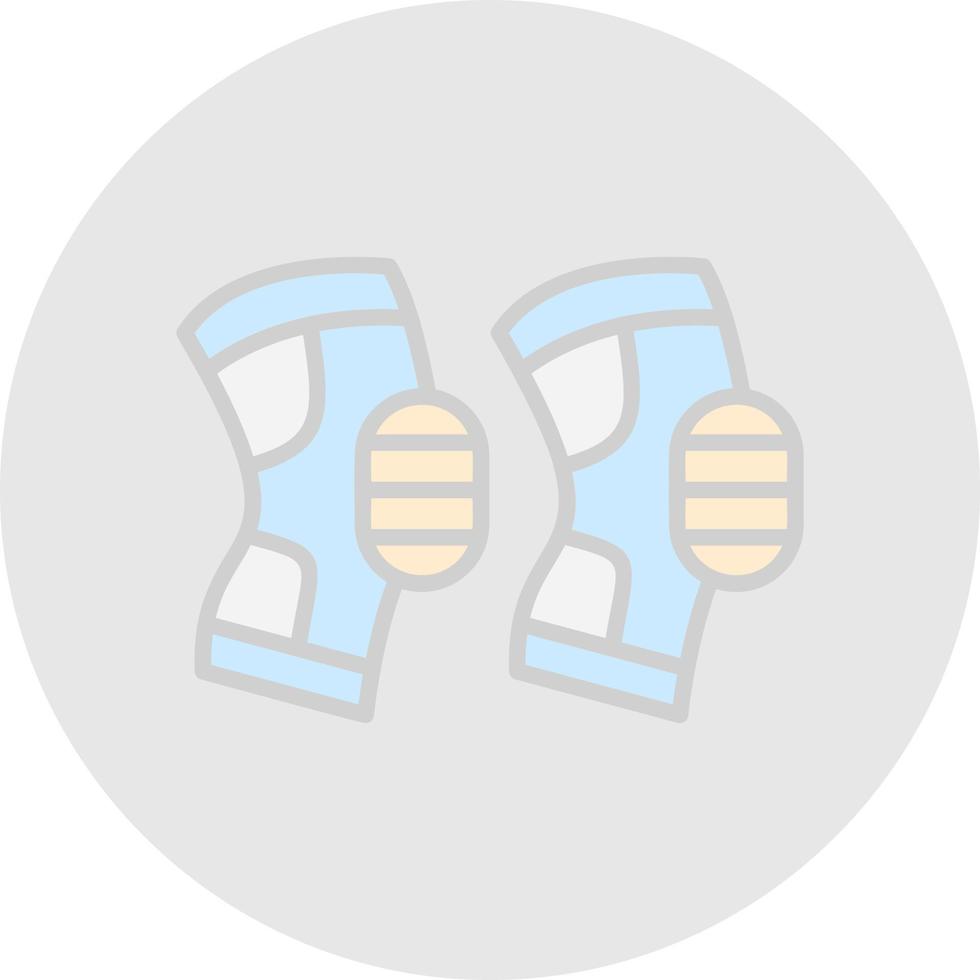Kneepad Vector Icon Design