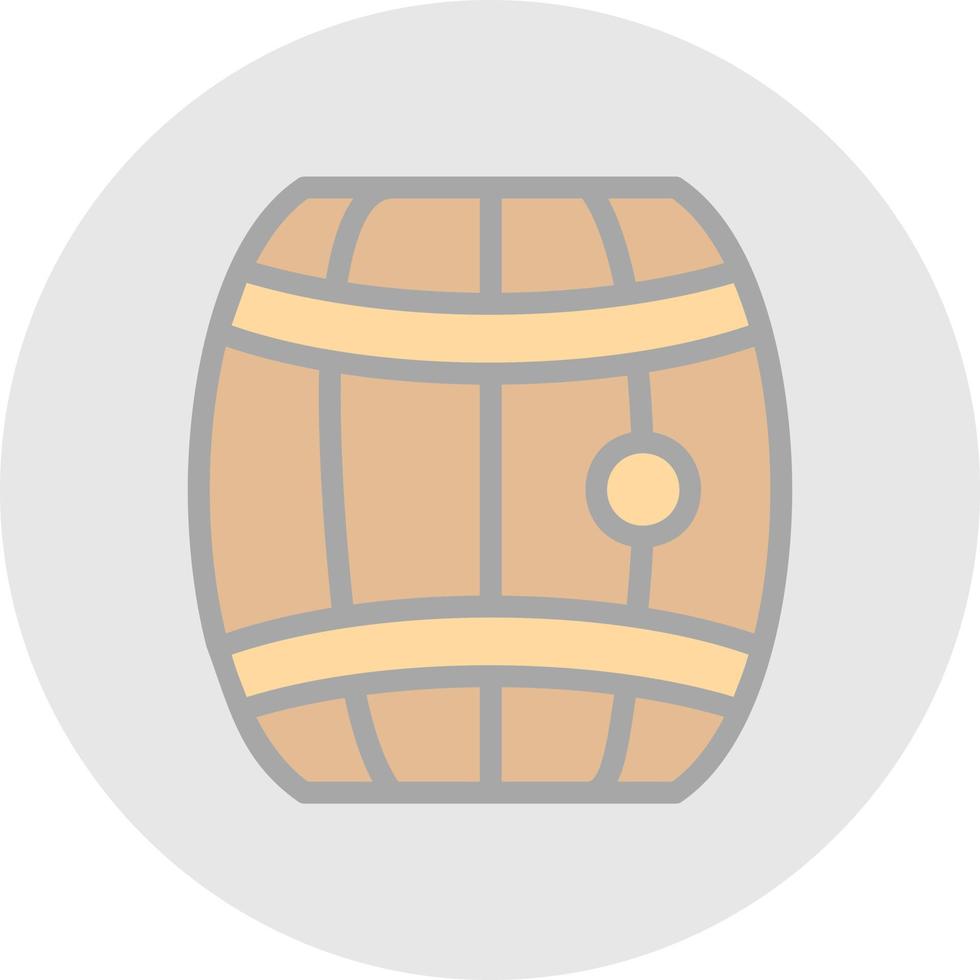 diseño de icono de vector de barril