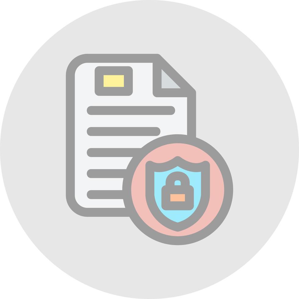 Privacy Policy Vector Icon Design