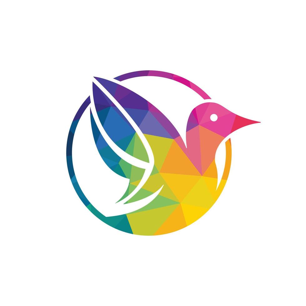 Bird vector logo design. Creative bird vector logo design template.