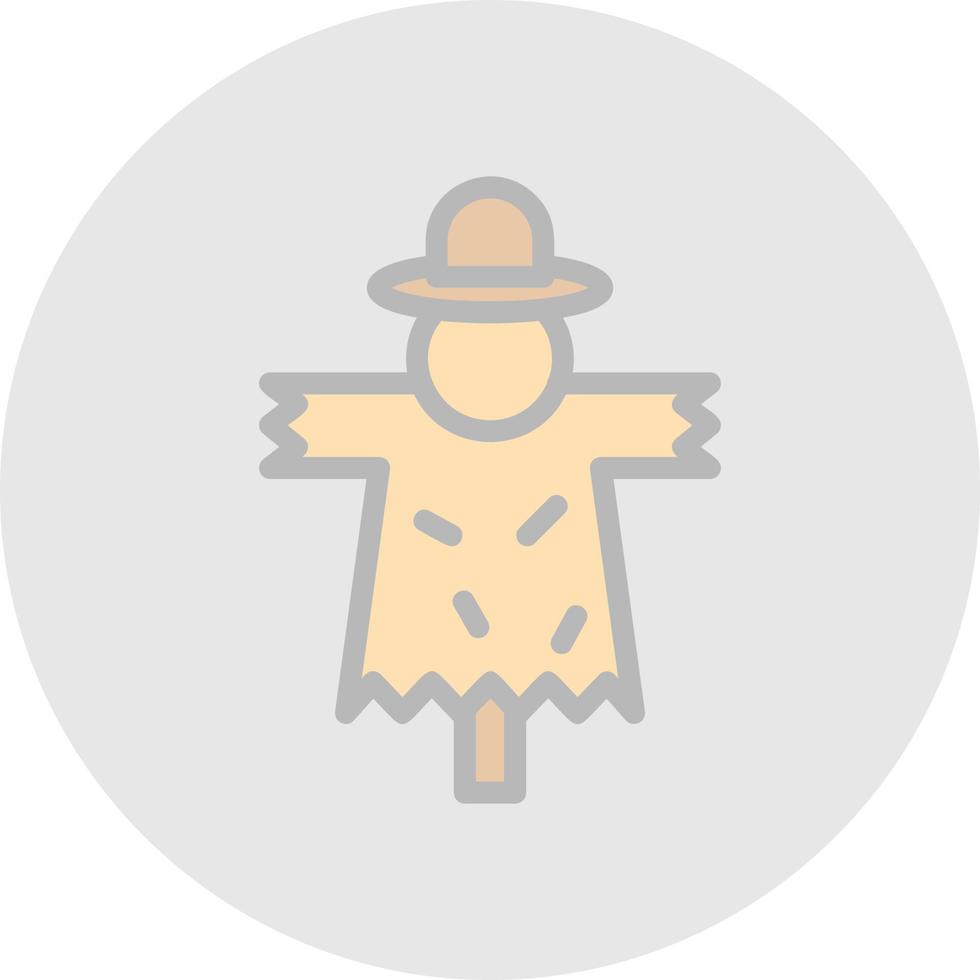 Scarecrow Vector Icon Design