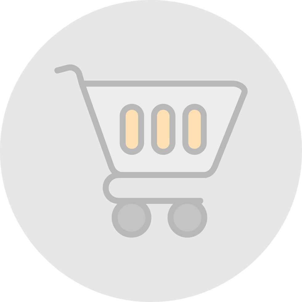 Trolley Vector Icon Design