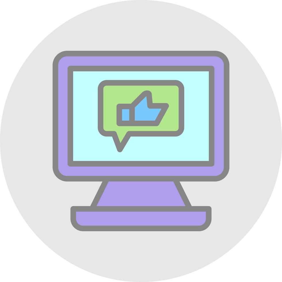 Feedback Vector Icon Design