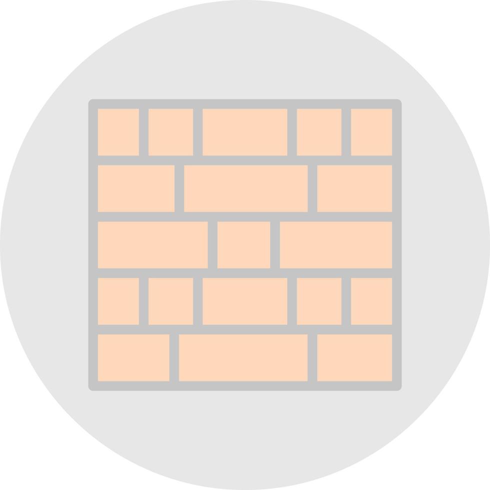 Brick Wall Vector Icon Design