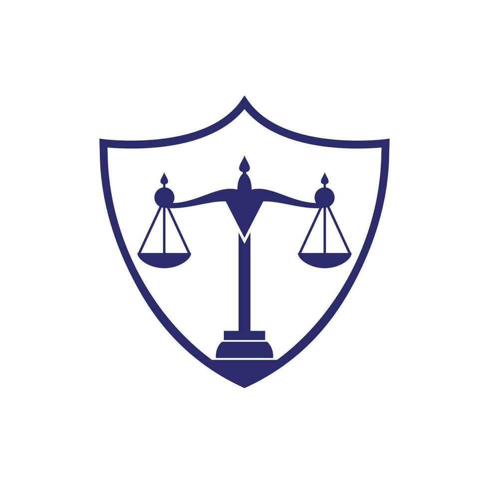 Law and Attorney Logo Design. Law firm and office vector logo design.