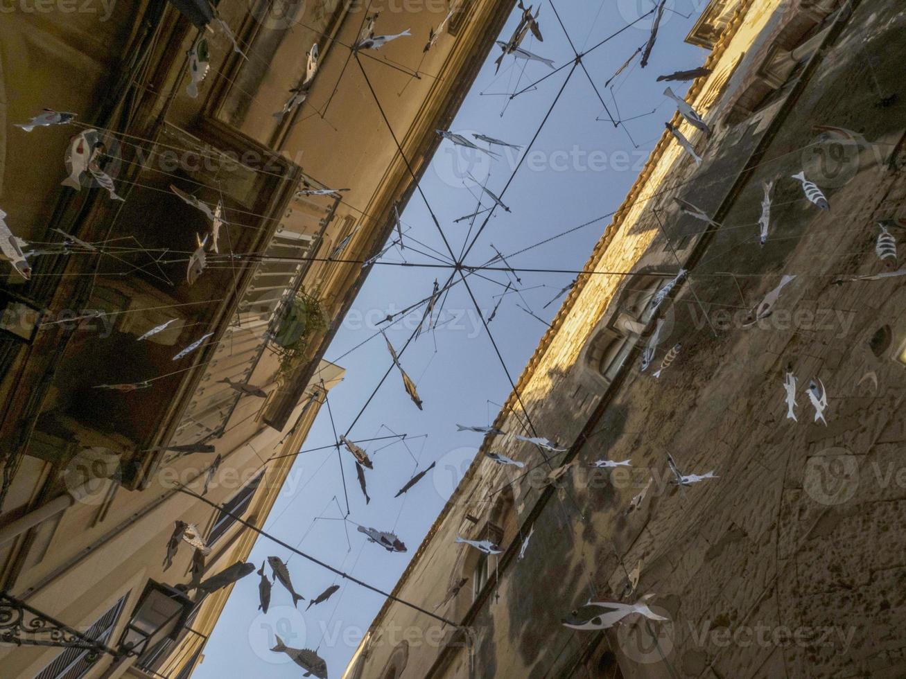 Ortigia Syracuse old town allets small streets photo